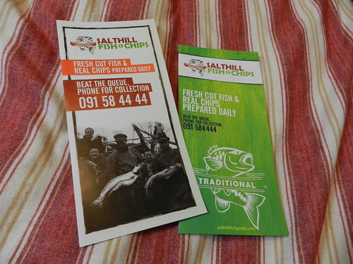 Salthill Fish & Chips brochures - brilliant chipper!