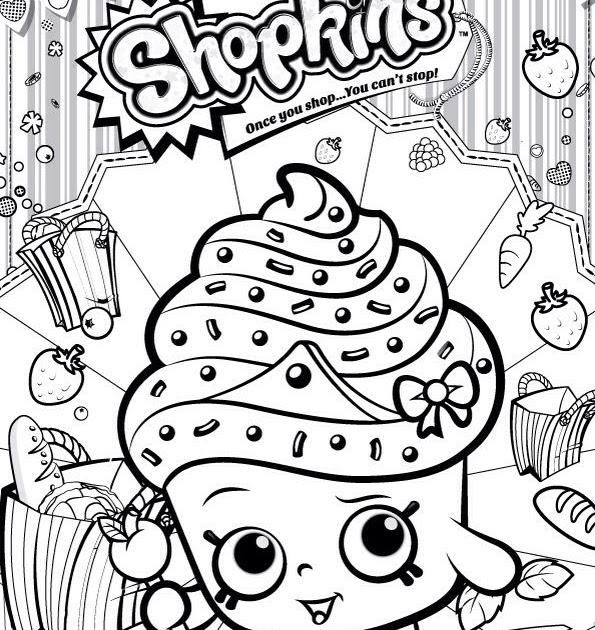 Cupcake Queen Cute Cupcake Queen Shopkins Coloring Pages - Make