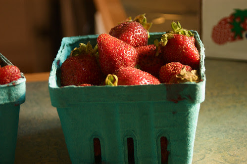 strawberries for jam
