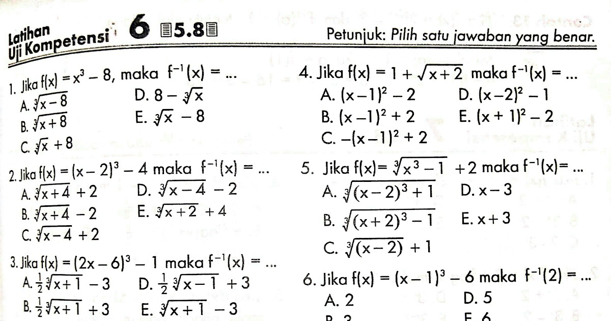 Fungsi Eksponen Kelas 10