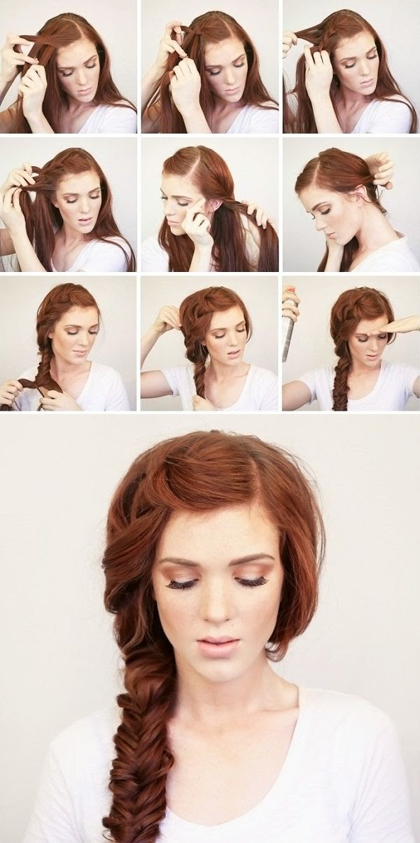 An easy and chic side braid.