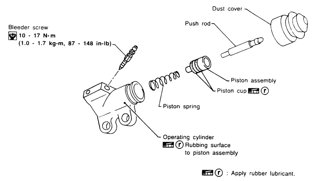 schematics and diagrams: Slave Cylinder