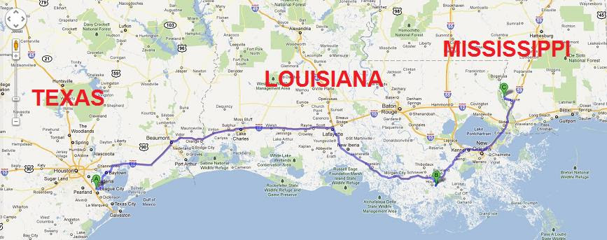 Map Of Texas Louisiana And Mississippi | Business Ideas 2013