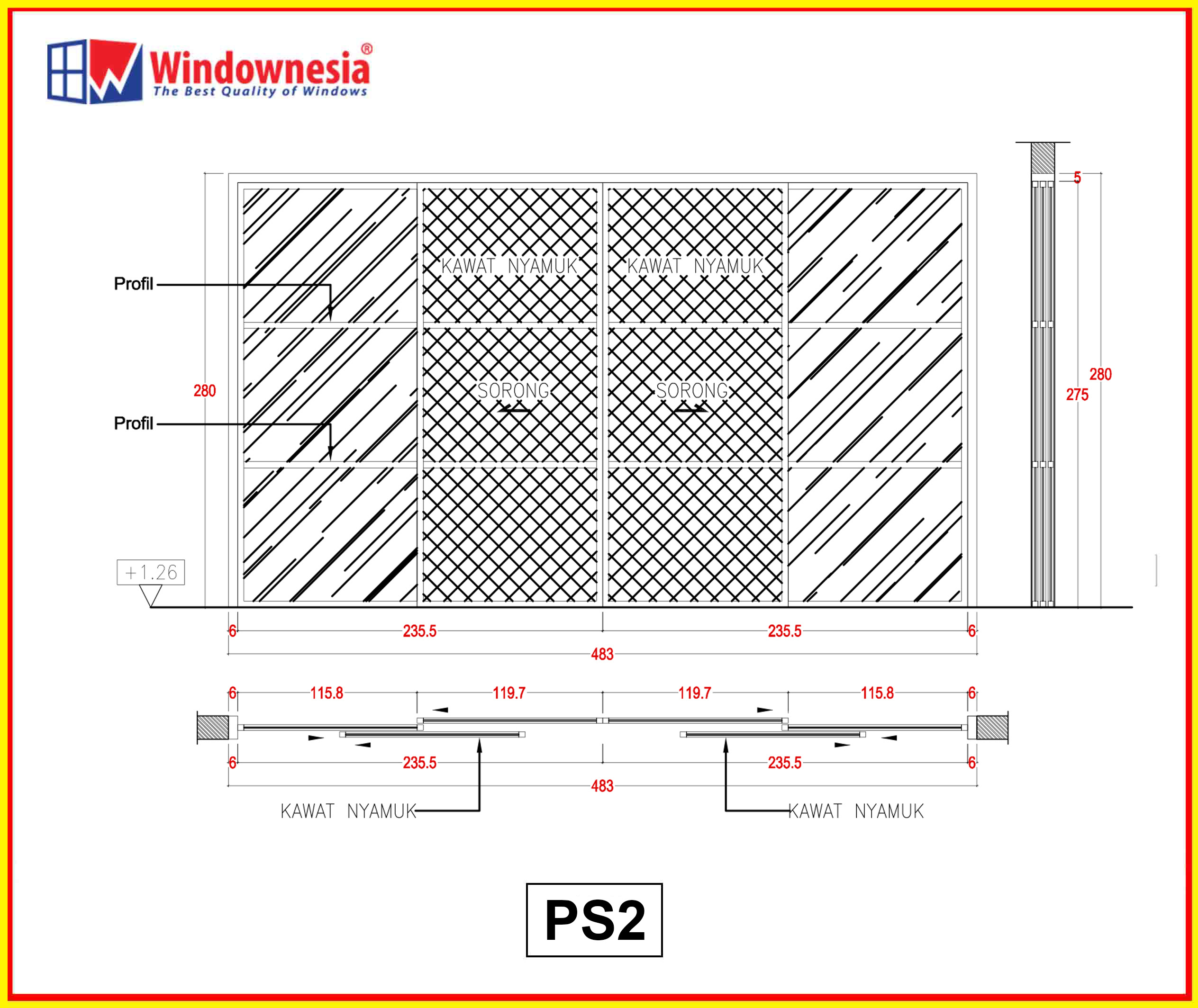 PINTU SLIDING Windownesia Jual Jendela Aluminium dan PINTU SLIDING Windownesia Jual Jendela Aluminium dan