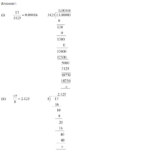 NCERT Solutions for Class 10th Maths Chapter 1 - Real Numbers