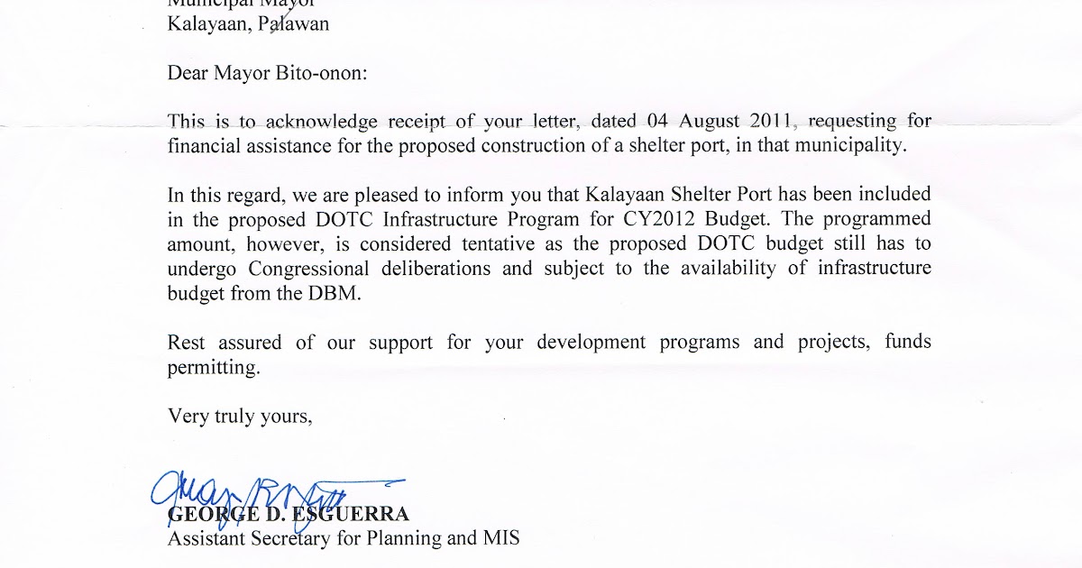 application letter sample for government position philippines