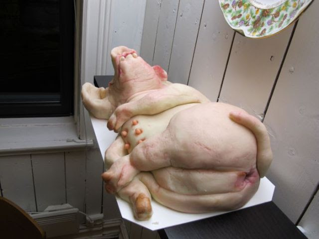 A Scary-Looking Pig for Little Girls
