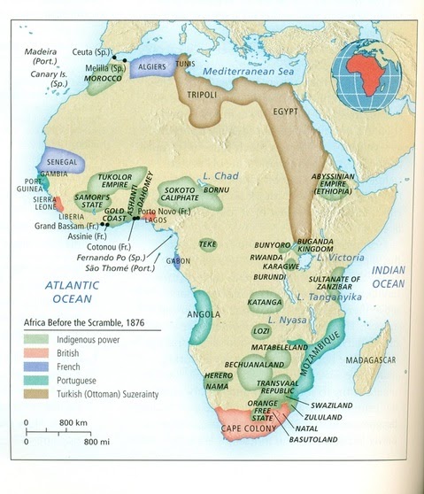 African Imperialism Map / Lesson 1 Social Darwinism and Imperialism