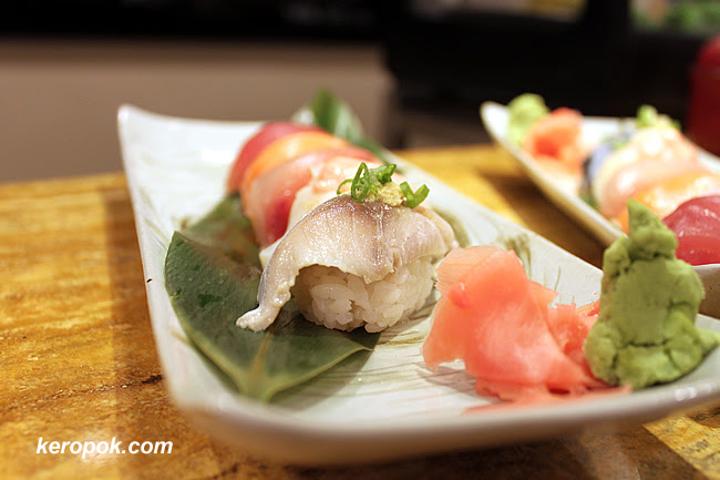 Howard's Special - Maguro, Sake Toro, Hamachi, Aburi Hotate, Shime Saba