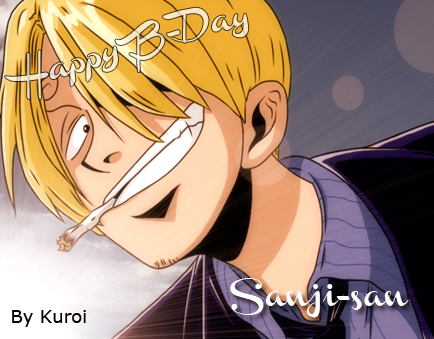 Animes Forever - ØFICIΑL: Parabéns Sanji-san!