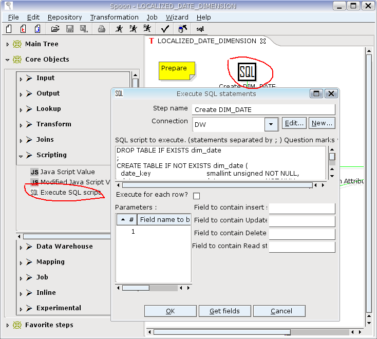 kettle-sql-script