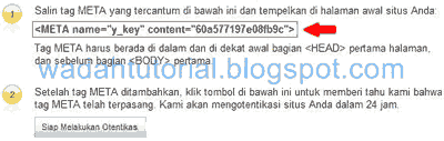 Memasang Meta Tag di Blog