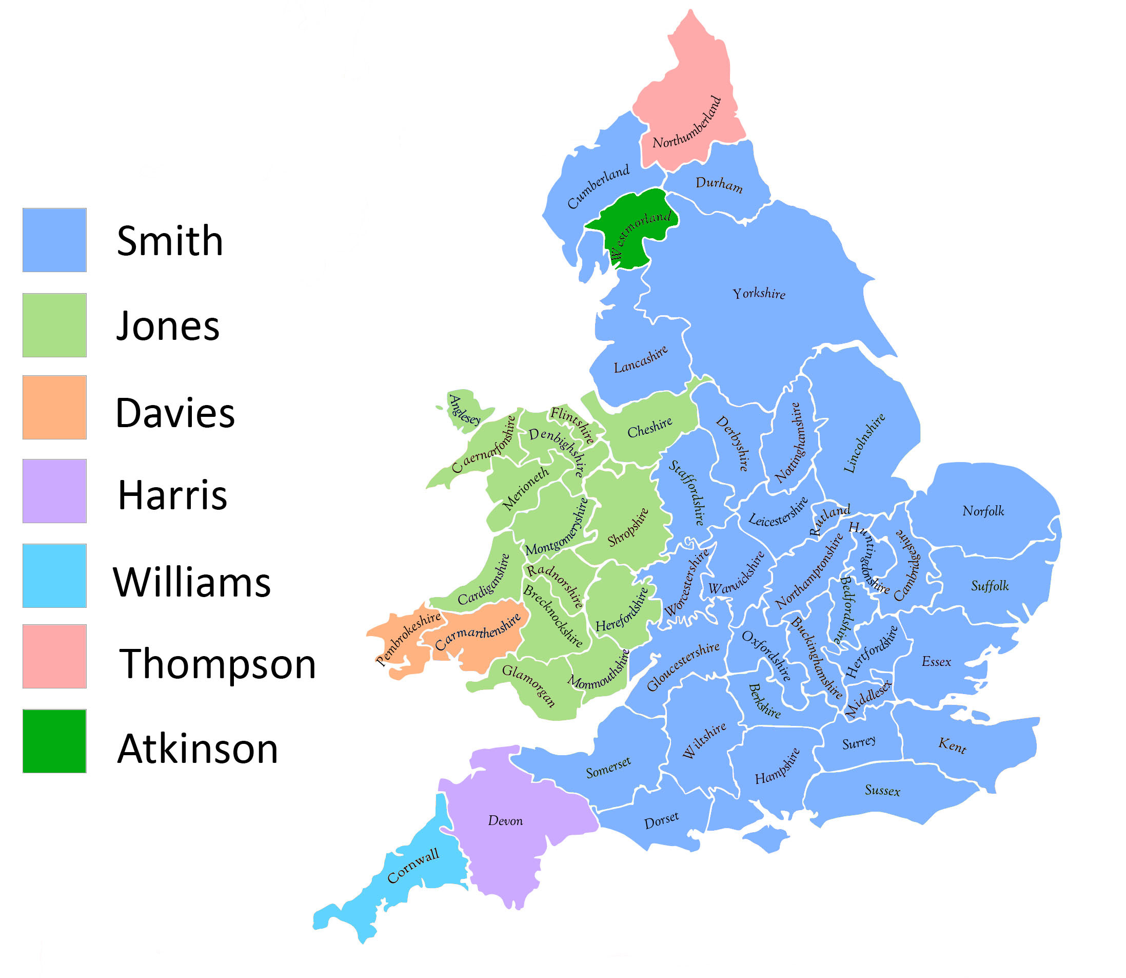 Map Of Wales Showing Counties