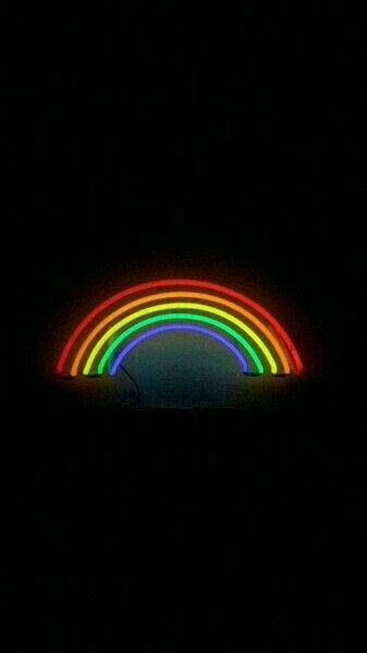 Peaceful Background Aesthetic Rainbow Wallpaper Iphone
