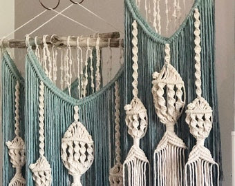 macrame fish pattern