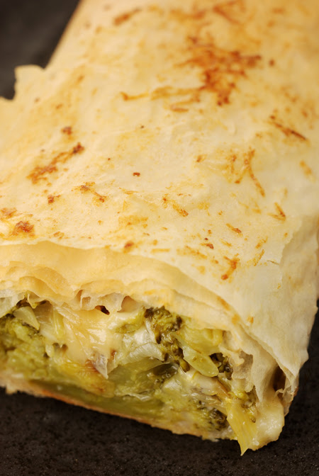 Broccoli, Leek and Taleggio Roll© by Haalo