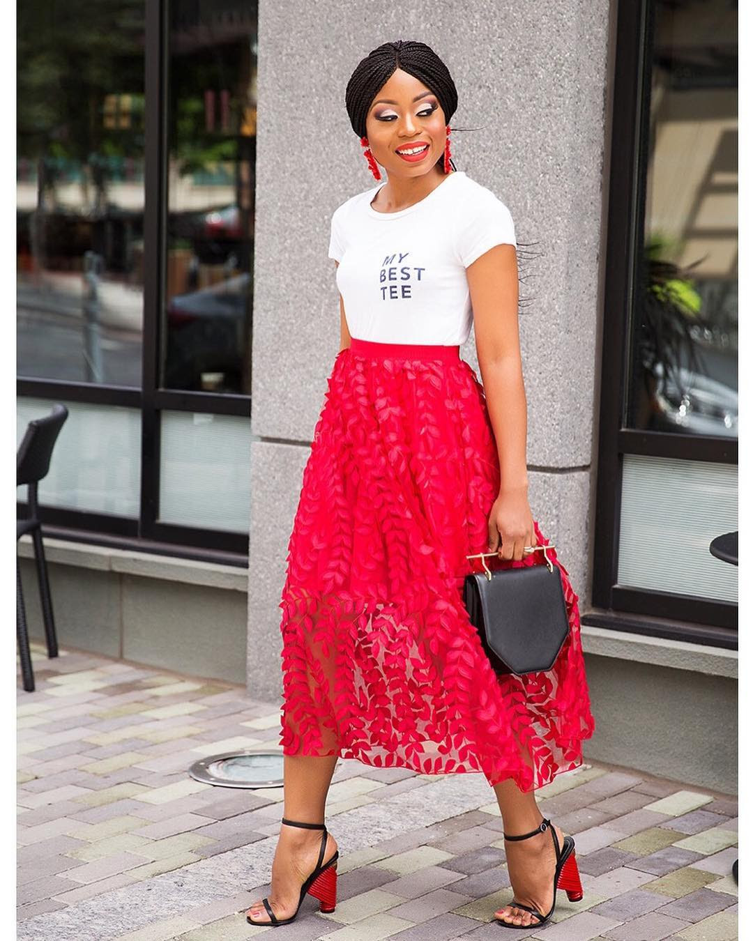 Work Outfit Idea: With Stella Uzo Look Put Together, Cleanly Dressed ...