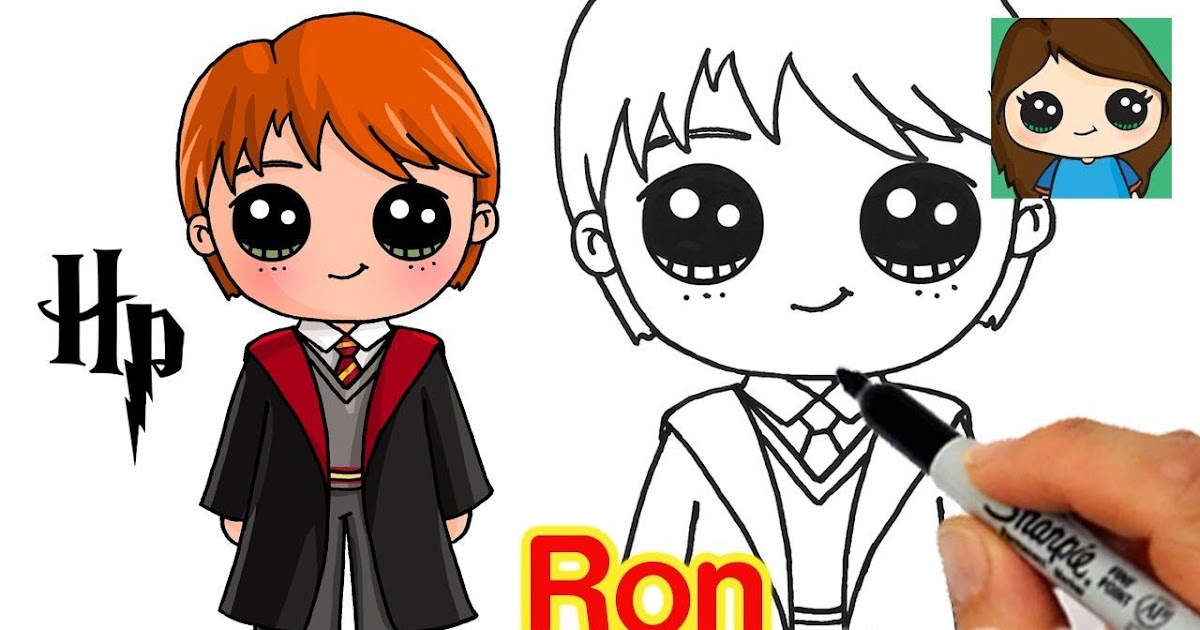 Dibujos Para Colorear Harry Potter Kawaii - Dibujos para colorear de