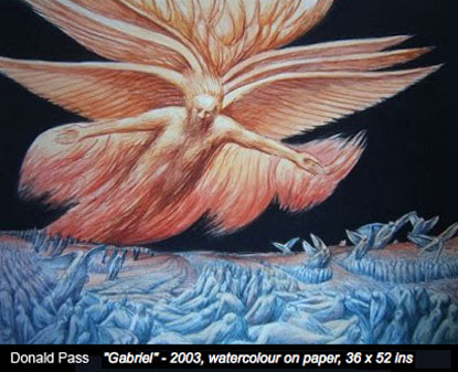 Donald Pass "Gabriel" watercolourpainting