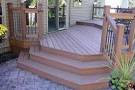 Composite Deck & Colored Stamped Concrete Patio | Yelp