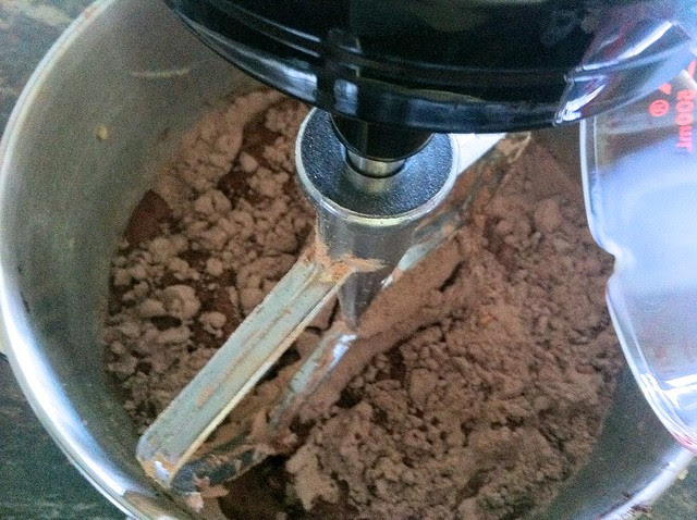 Adding Milk and Wine to Batter