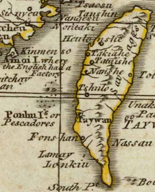 台灣古地圖1787年