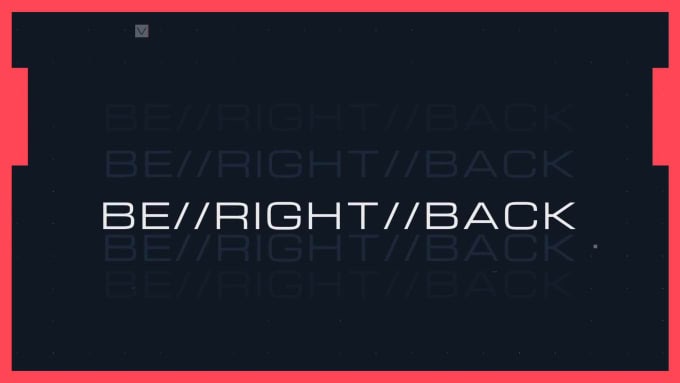 Be Right Back Stream Overlay Twitch Overlay Template Twitch