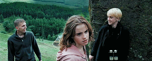 hermione granger draco malfoy gif