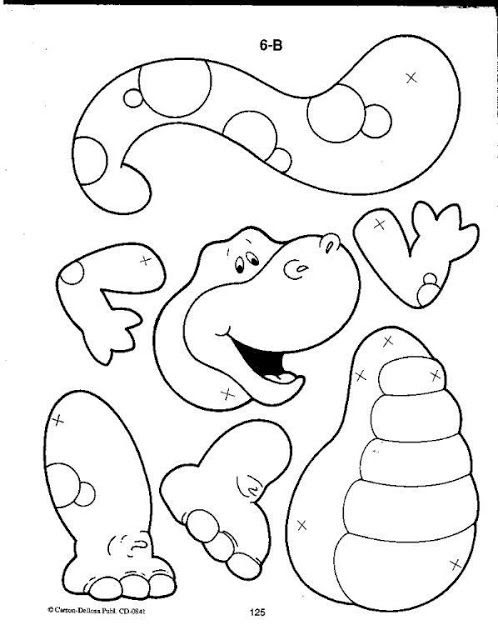 Dibujos Para Colorear Y Recortar Para Ninos | Dibujos I Para Colorear