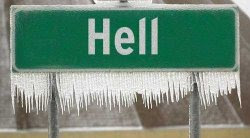 It's a cold day in Hell!