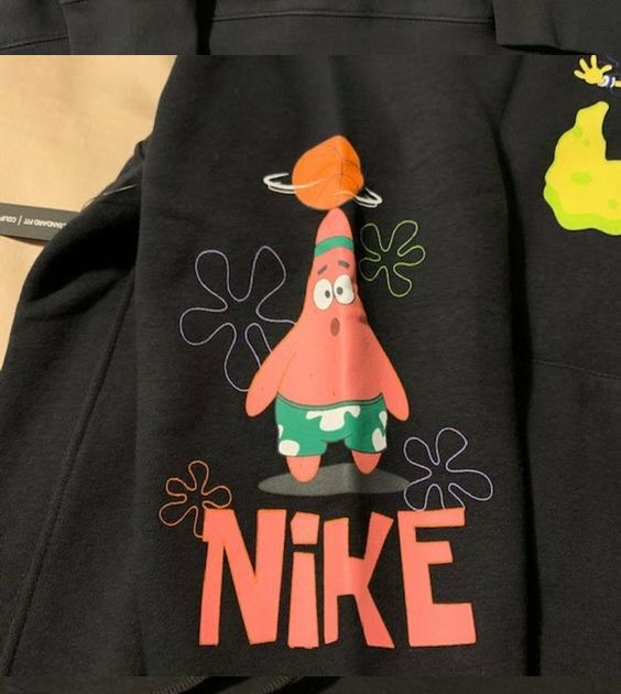 spongebob nike sweater