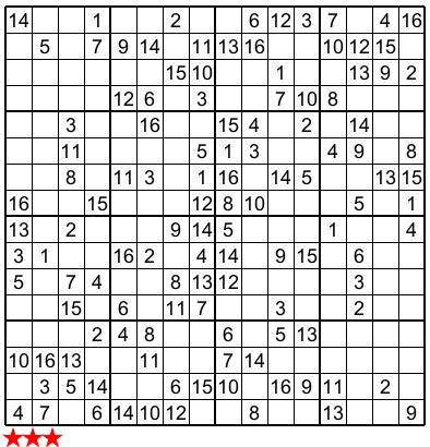 Sudoku 16 X 16 Para Imprimir / Sudoku 16 X 16 Para Imprimir Hard Sudoku 16  X 16 Puzzle 3 Hard Sudoku 16 X 16 To Print And Download 1 2 3 4 5 6 7  Cuadricula Vacia Antiteseparanormal