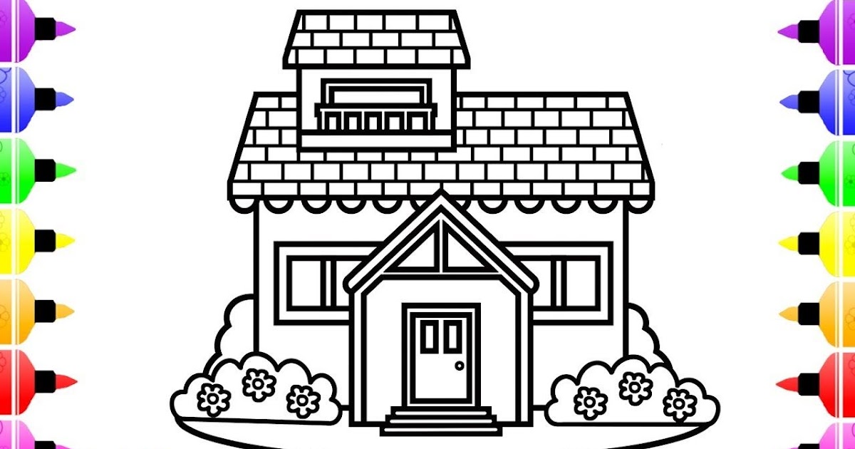 40+ Best Collections Cartoon Cute House Drawing For Kids - Mindy P. Garza