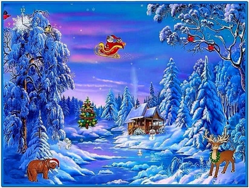 Animated Christmas Screensavers With Music | Funny Screensavers