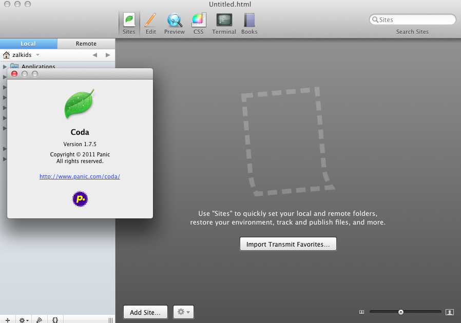 Coda 1.7.5