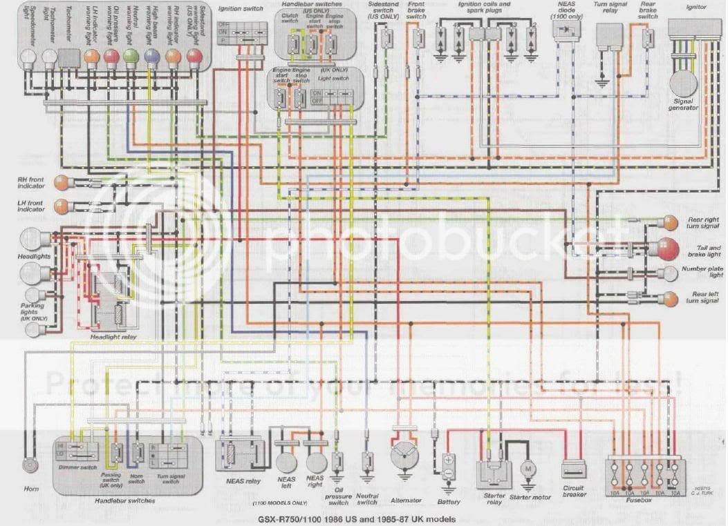 Yamaha Wiring Diagram Schematic 95 1100 - Wiring Diagram Schemas