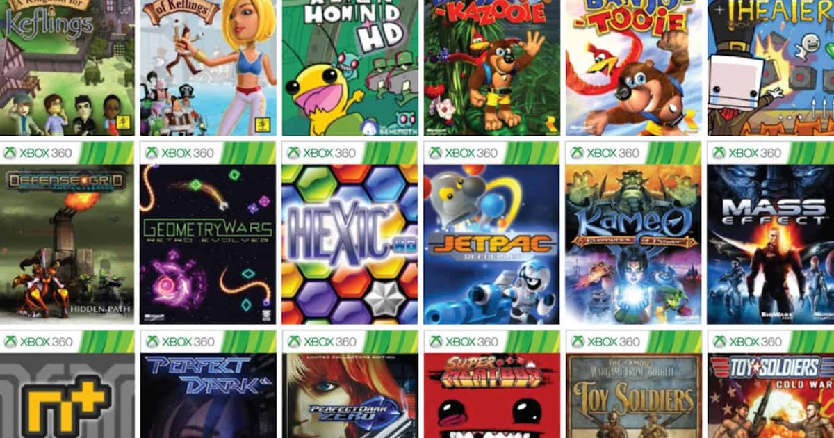 Xbox 360 games list