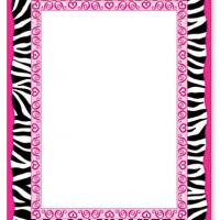 Free Zebra Print Border - ClipArt Best
