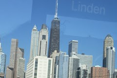 Downtown from El