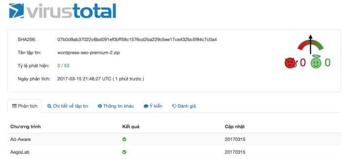 Website cho phép bạn scan virus trực tuyến VirusTotal cho phép bạn scan virus trực tuyến