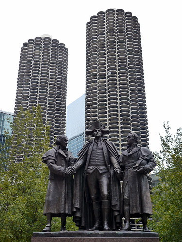 Forebears with Brutalist Towers