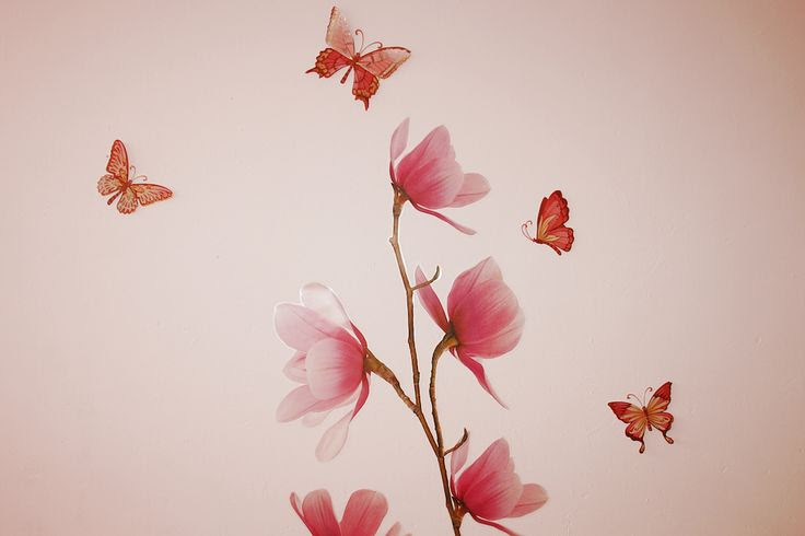 Indie Flower Drawing | Simple Green Garden