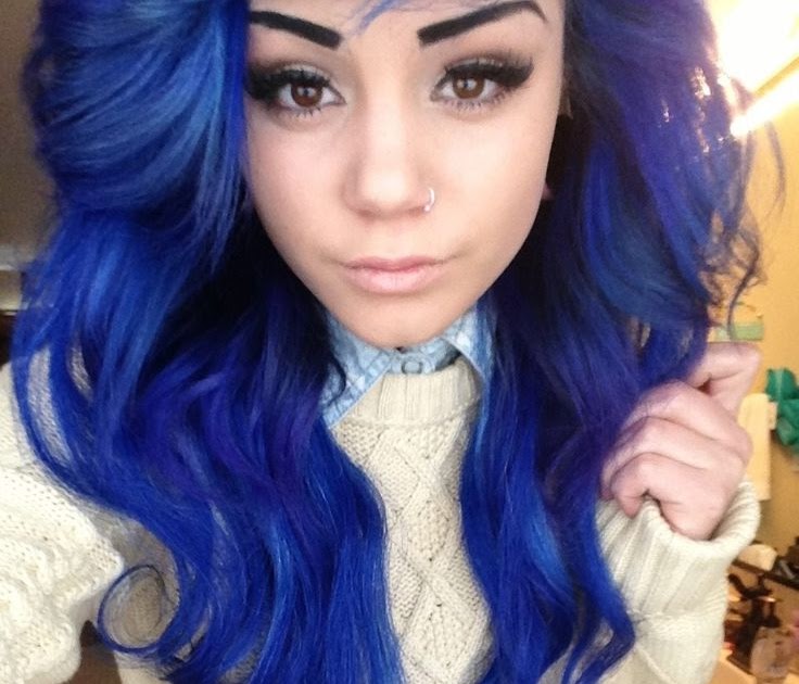 Cool Hairstyle 2014: Dark Blue Curly Hair Tumblr
