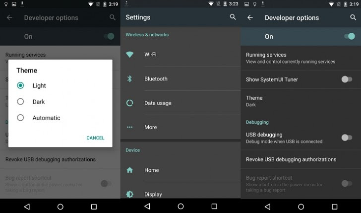 Android 6.0 Marshmallow won't have a dark theme