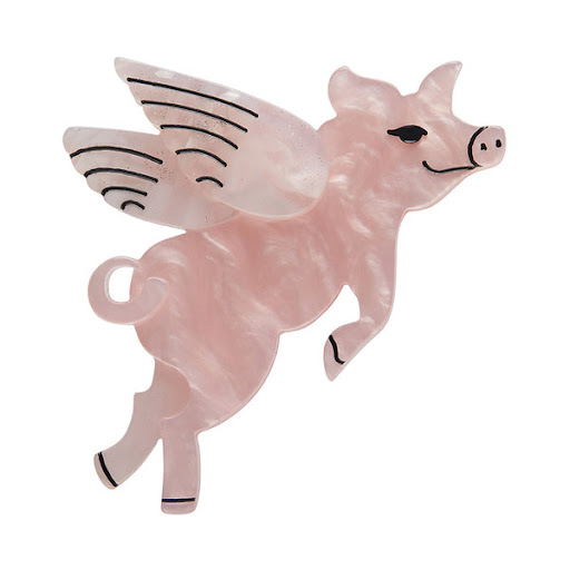 Gucci brooch pig