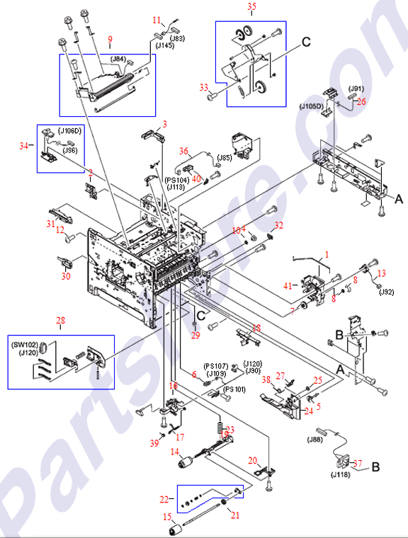 25 Hp Officejet 6500 Parts Diagram - Wiring Database 2020