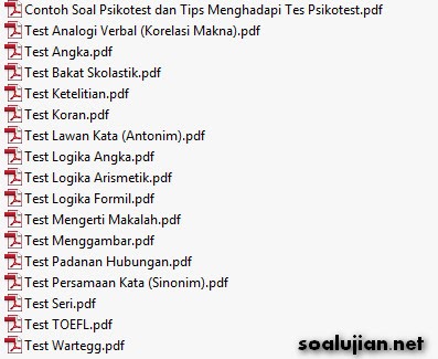 Contoh Soal Psikotes Calon Bintara Polri