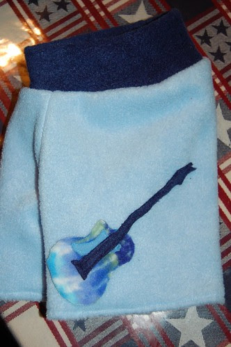 Board Shorties for marek with Guitar Applique