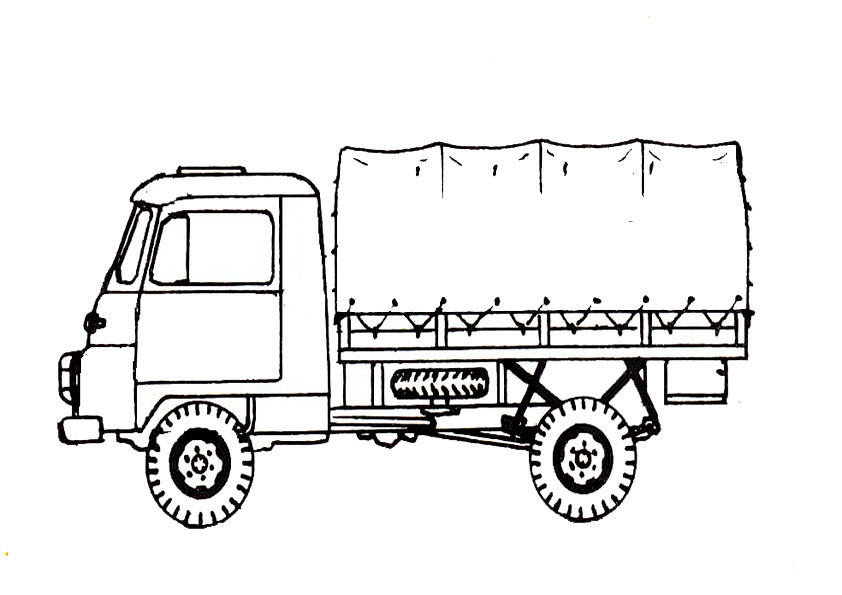 Ausmalbilder Lkw Scania