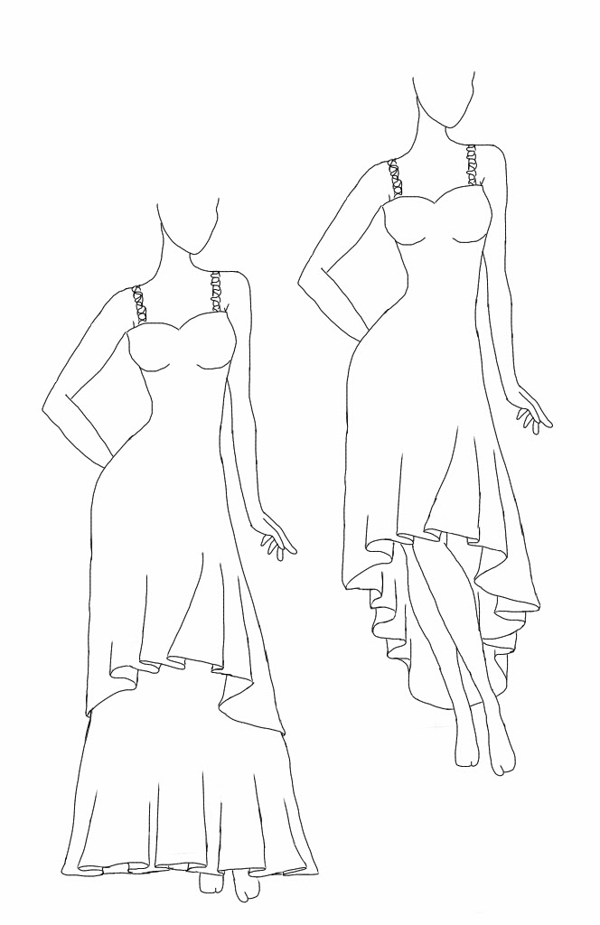 30+ Top For Dresses Drawing Reference | Barnes Family